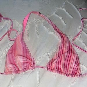 pink frankie’s bikini top